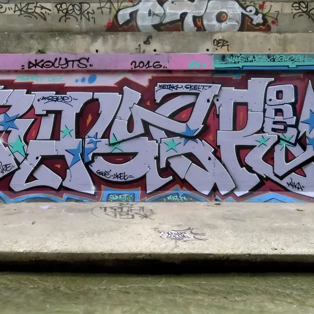 Milka, Saké, Aket, Rager - Graffs · Marseille - 01 · 2016
