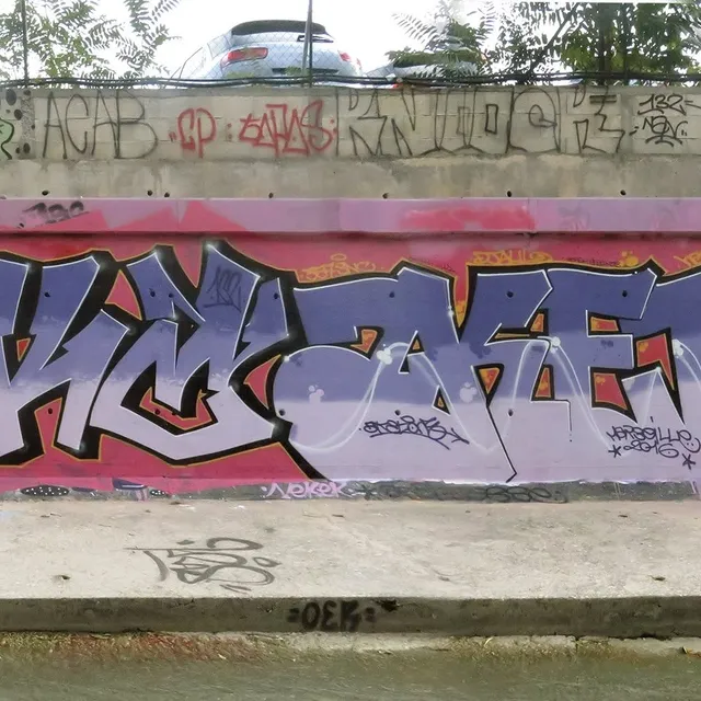 Milka, Saké, Aket, Rager - Graffs · Marseille - 03 · 2016