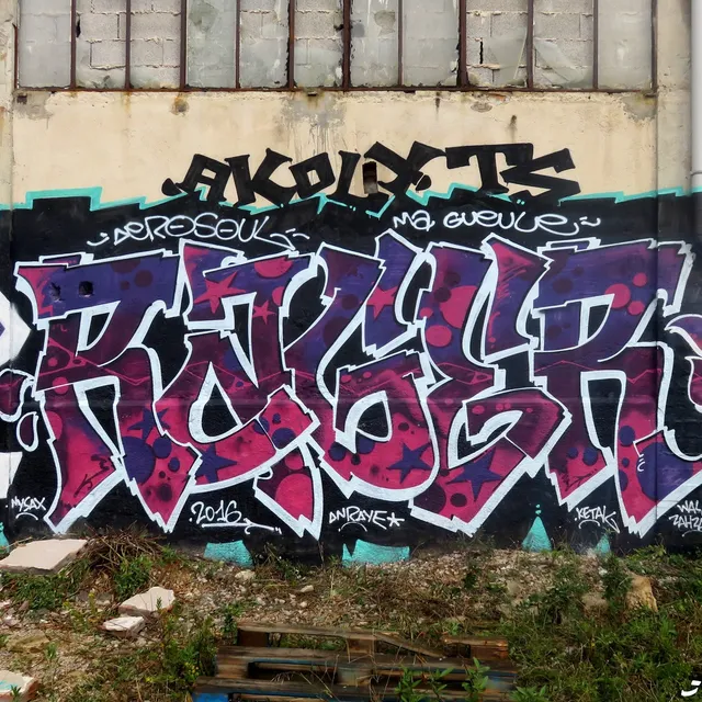 Milka, Saké, Rager - Graffs · Marseille - 02 · 2016