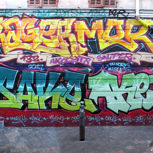Rager, Sake, Aket - Graffs · Marseille · 2017