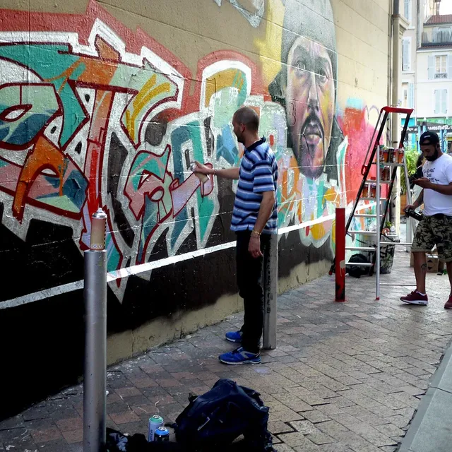 Rone, Mzahzah & Rager - Graffs · Marseille, Cours Julien - 02 · 2018