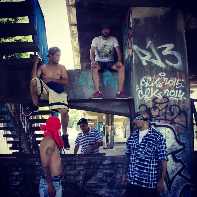 Tournage du clip Zona sur no desaparece avec Nes KSG - Les fréros · Argentine, Zona Sur Buenos Aires · 2014